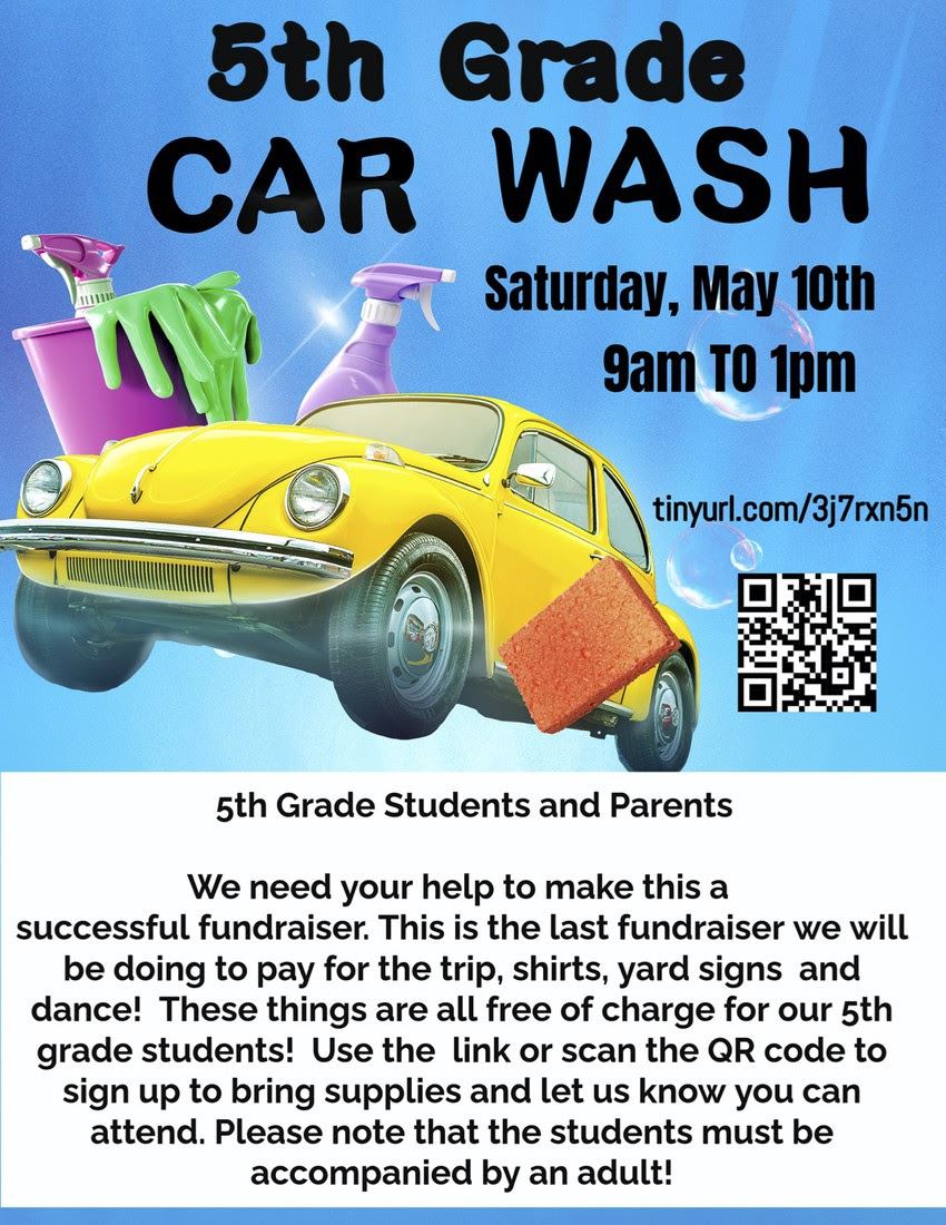  5th Grade Car Wash
